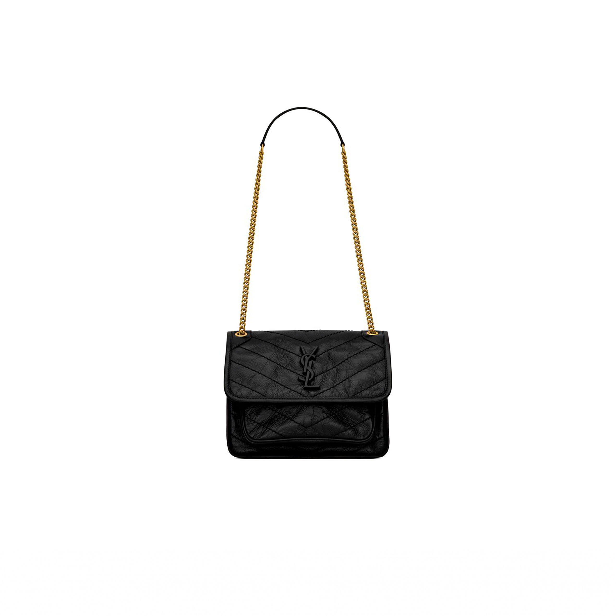 YSL NIKI BABY IN VINTAGE LEATHER 6331600EN071000 (21*16*7.5cm)
